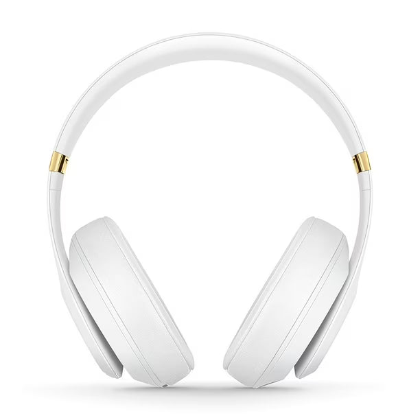 Beats by Dr. Dre Studio3 Wireless ANC Over-Ear Headphones White/Gold | Bluetooth Noise Cancelling Headset