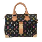 Louis Vuitton Speedy 30 M92642 Monogram Multicolor Noir Handbag