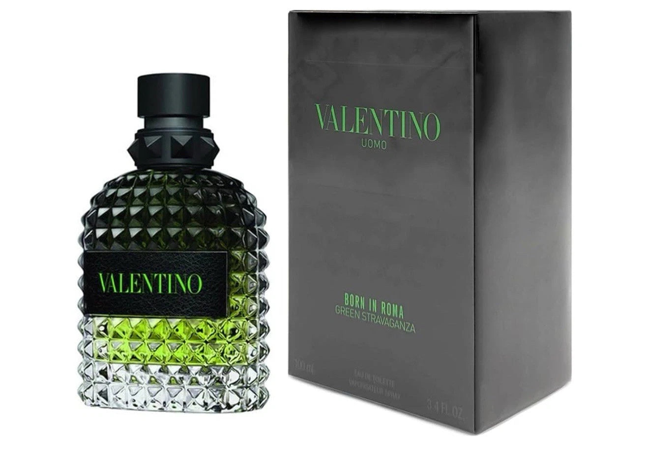 Valentino Born In Roma Green Stravaganza Uomo EDT 100ml Men's Fragrance New Sealed Box