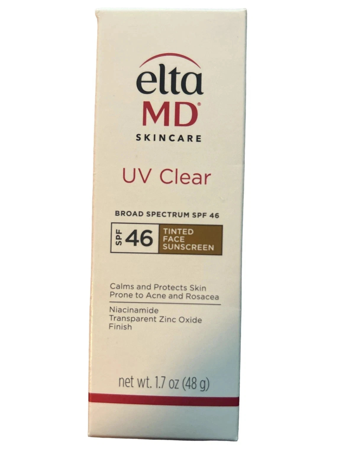 EltaMD UV Clear Tinted SPF 46 Facial Sunscreen 1.7 oz | Broad Spectrum Mineral Sunscreen | Oil-Free Skincare