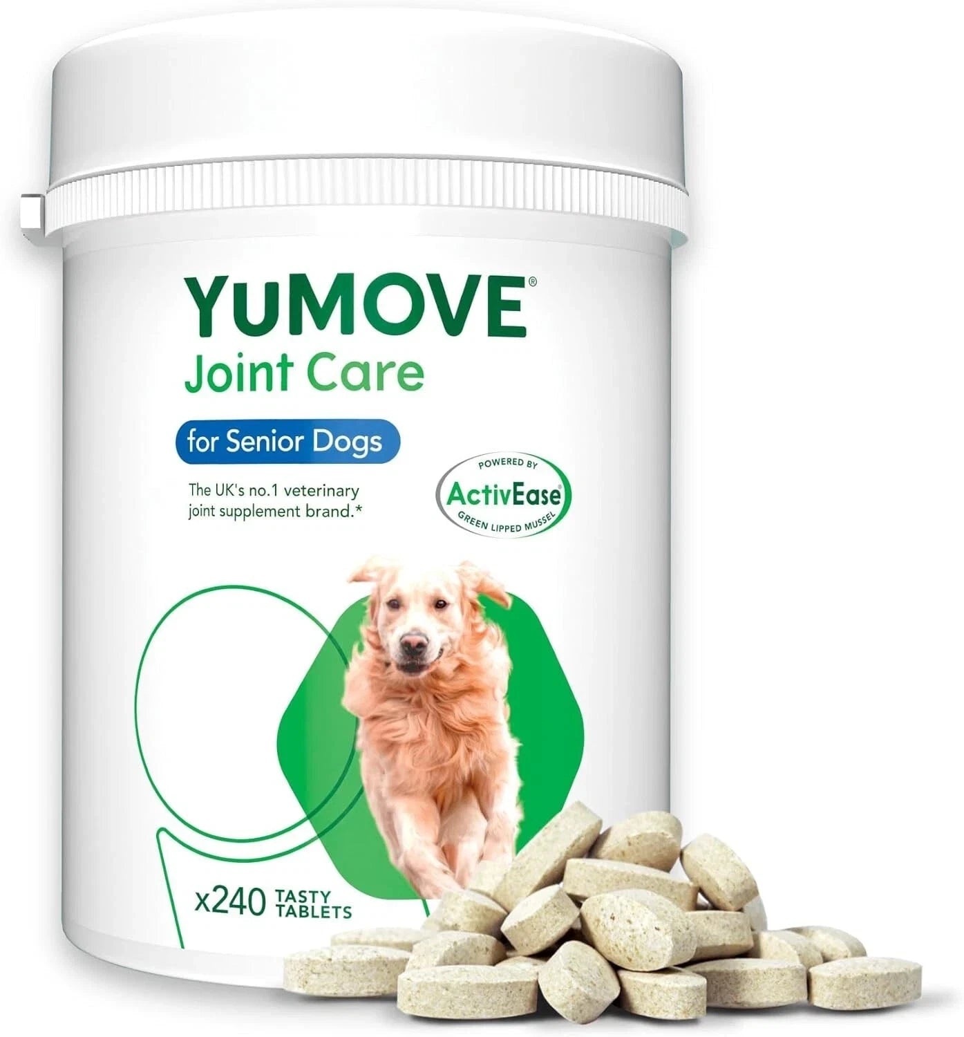 Lintbells YuMOVE Senior Dog Joint Supplement 240 Tablets for Stiff Older Dogs Hip & Joint Support
